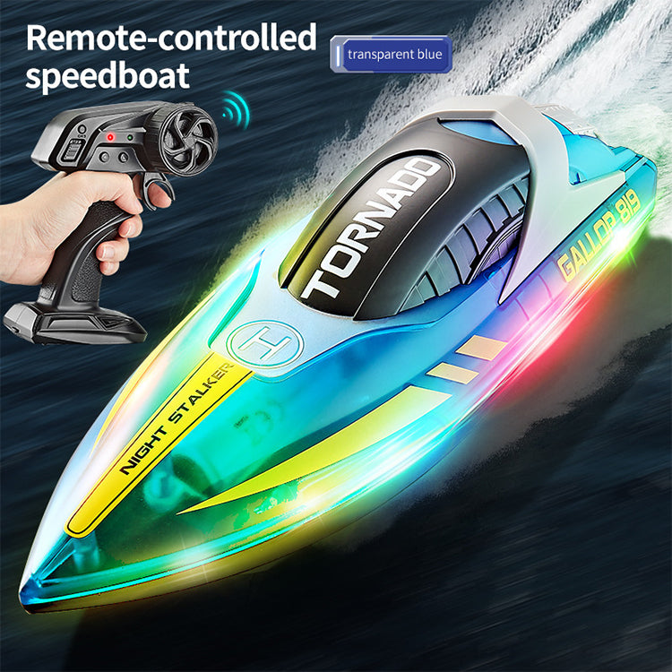 Factory Direct Supply 2.4GHz Electric Boat Model Waterproof Children's Rc Toys Remote Control High Speed Speedboat For Hot Sale