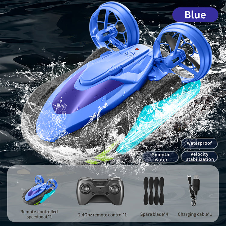 OEM Factory Wholesale Children's Toy Gift Waterproof Rc Car Water And Land 2 In 1 Electric Remote Control Boat With High Quality