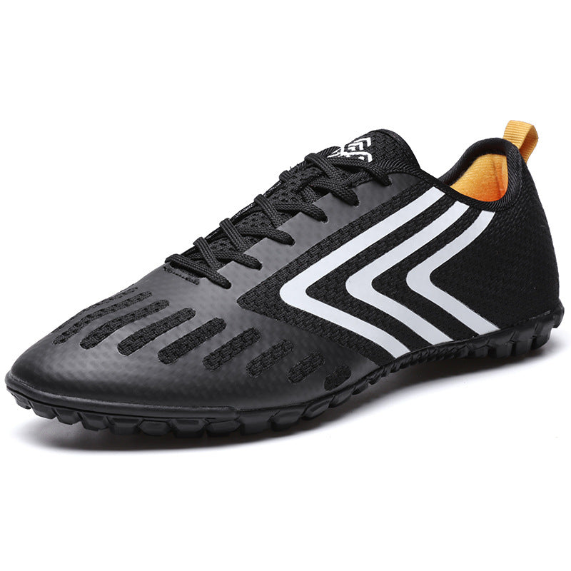 Hot Sale Soccer Sports Shoes Football Boots Fly Knitted Mesh for Men Rubber Cr 7 Football Shoes
