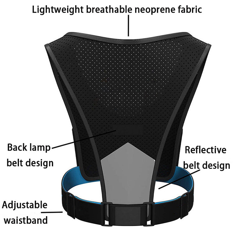 Factory Direct Supply Breathable With Pockets Training And Adjustable Reflective Running Vest Chest Phone Holder For Hot Sale