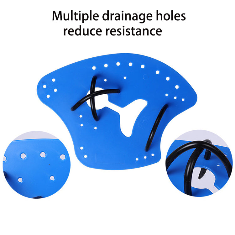 Professional Factory Custom Swimming Diving Flippers PP Silicone Swim Training Adjustable Hand Paddles For Kids And Adults