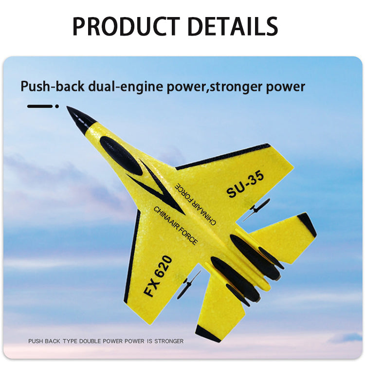 Factory Hot Sale Rc For Kids SU-35 EPP Foam Fighter Airplane Toy Remote Control Plane With High Quality