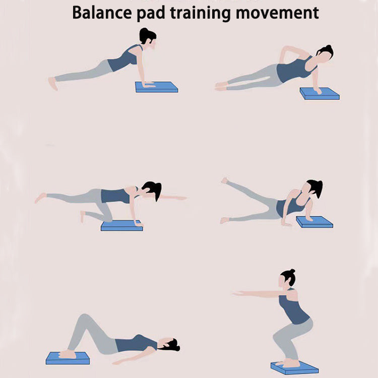 Factory Hot sale Balance Cushion Yoga Training Fitness Equipment Soft Tpe Foam Non Slip Balance Pad With Wholesale Price