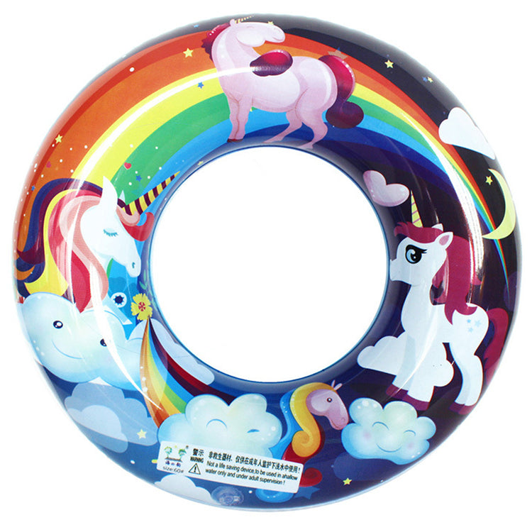 Factory Direct Supply Outdoor Beach Swim Pool Float Ring Life Buoy Pvc Children's Inflatable Swimming Ring For Hot Sale