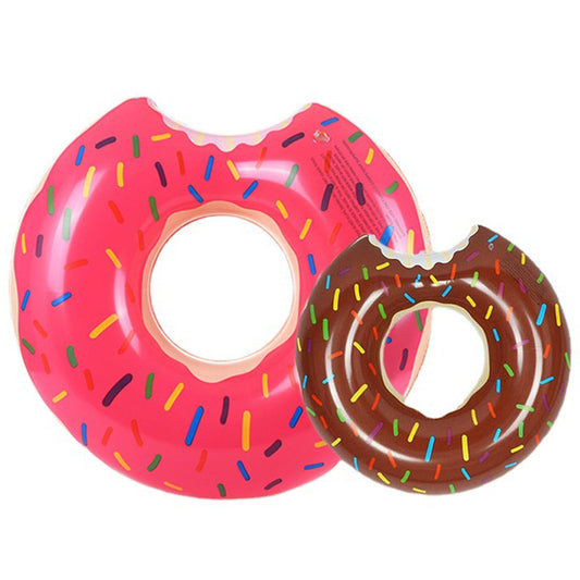 Factory Hot Sale Swim Pool Floats Donut Summer Beach Pvc Inflatable Swimming Rings Donuts With Wholesale Price
