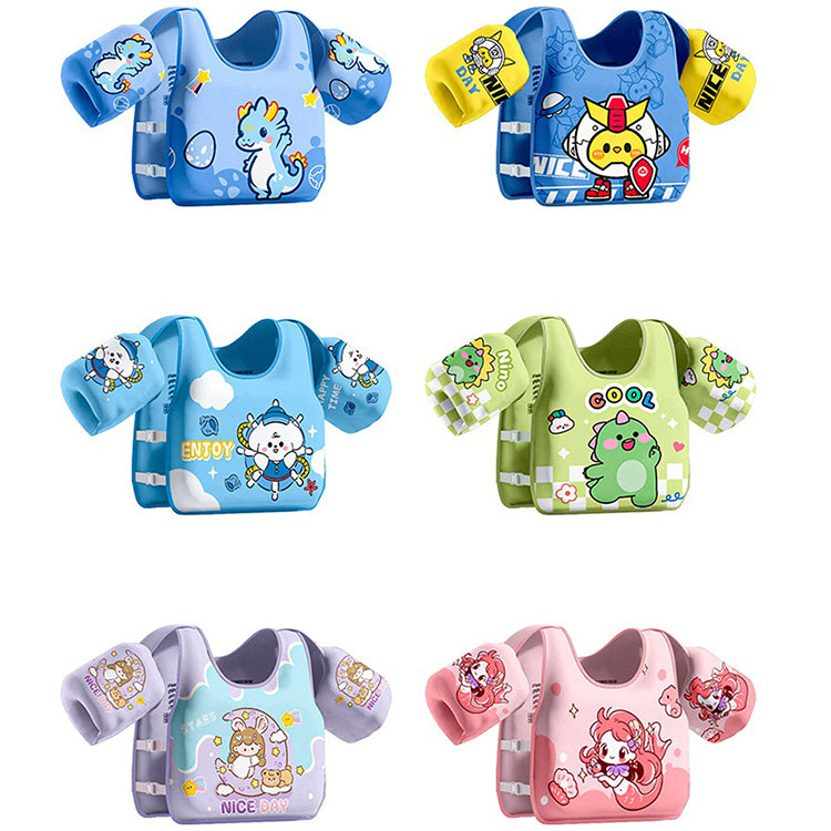 Factory Direct Supply Swimming Vest Baby Beginner Non-inflatable Life Jacket Children's Buoyancy Life Vest With Wholesale Price