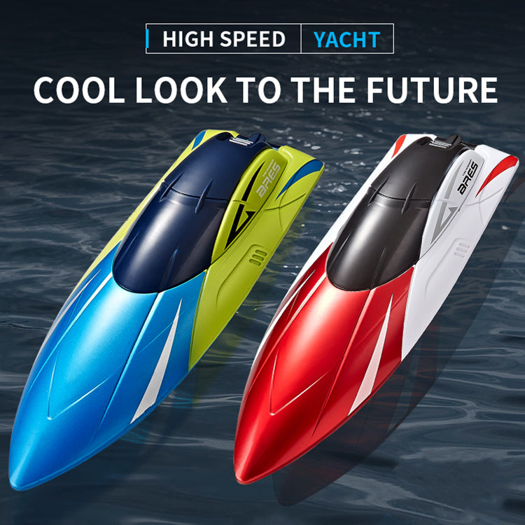 Factory Direct Price Outdoor Kids Electric Waterproof Speedboat High Speed Yacht Model Toy 2.4G Remote Control Boat For Hot Sale