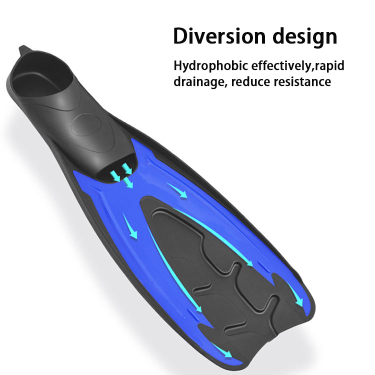 Factory Price Wholesale Freediving Long Flippers Training Swimming Silicone Diving Fins With High Quality