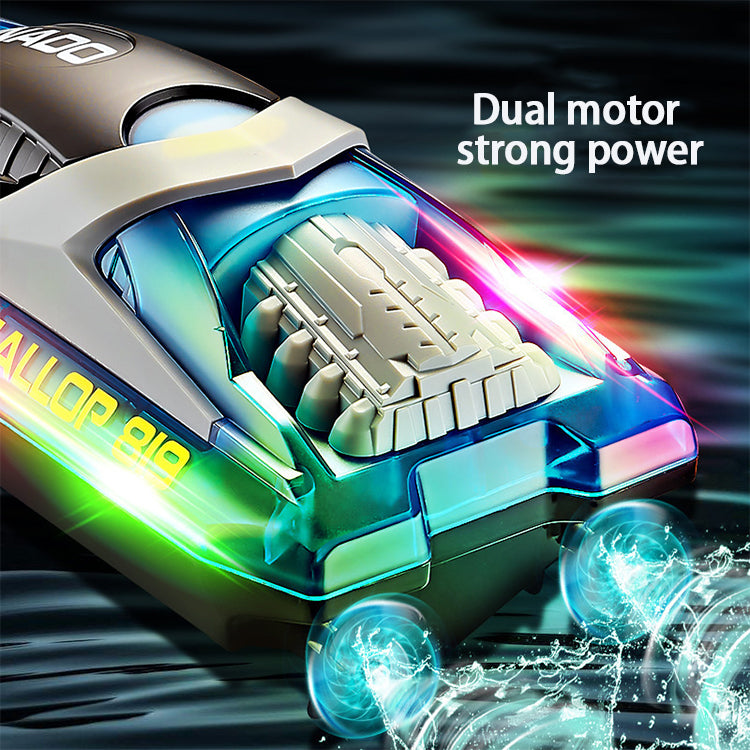 Factory Direct Supply 2.4GHz Electric Boat Model Waterproof Children's Rc Toys Remote Control High Speed Speedboat For Hot Sale