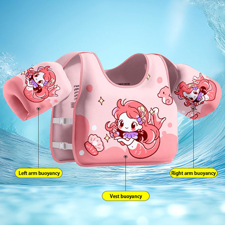 Factory Direct Supply Swimming Vest Baby Beginner Non-inflatable Life Jacket Children's Buoyancy Life Vest With Wholesale Price