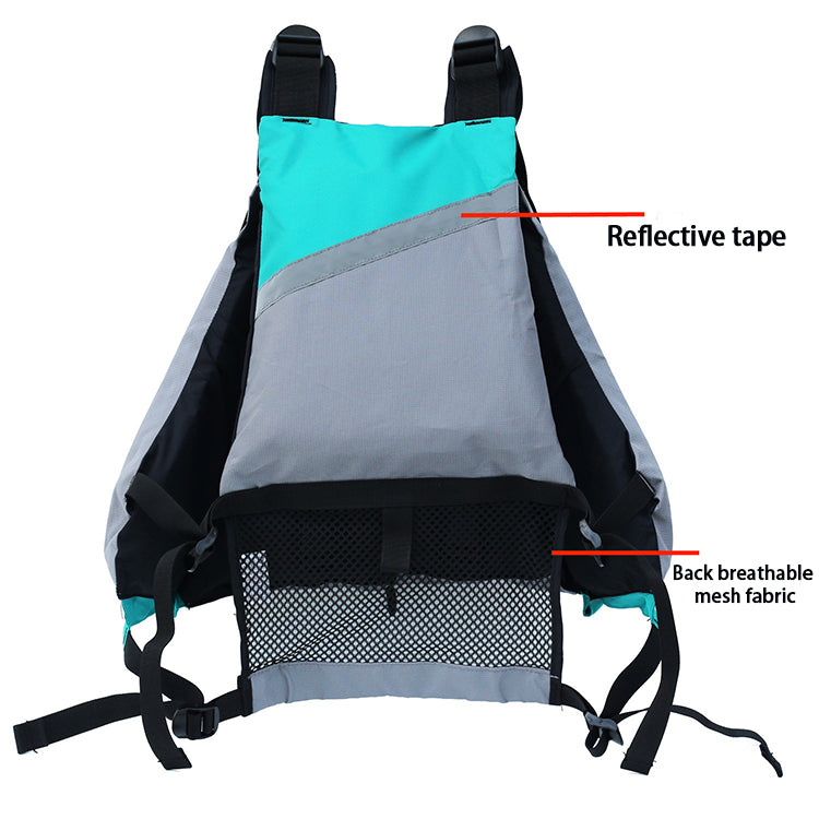 Factory Hot Sale Adult Buoyancy Epe Foam Swimming Breathable Life Vest Kayak Fishing Water Sports Life Jacket With High Quality