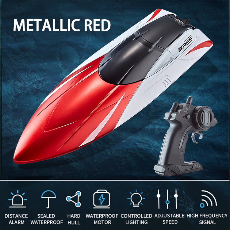 Factory Direct Price Outdoor Kids Electric Waterproof Speedboat High Speed Yacht Model Toy 2.4G Remote Control Boat For Hot Sale