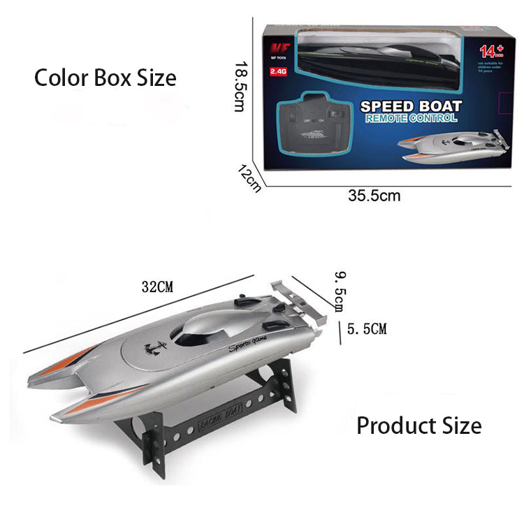 Factory Direct Sales Outdoor Speed RC Boat Dual Motor Waterproof Yacht Toys 30km/h Remote Control Boats With Wholesale Price