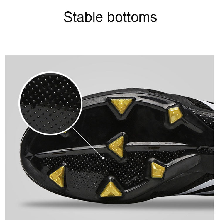 Hot Sale Soccer Sports Shoes Football Boots Fly Knitted Mesh for Men Rubber Cr 7 Football Shoes