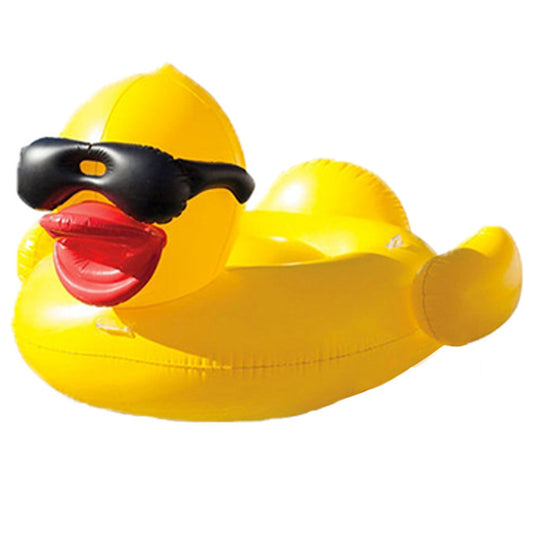 Factory Wholesale Kids & Adults Swimming Pool Float Rows Water Party Toys PVC Inflatable Big Yellow Duck With High Quality