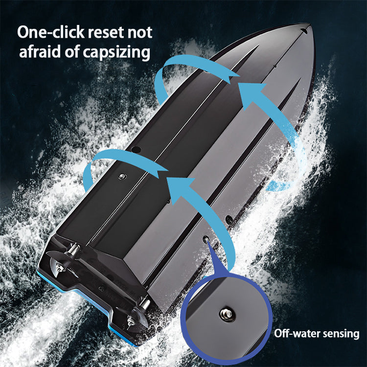 Factory Direct Supply 2.4GHz Electric Boat Model Waterproof Children's Rc Toys Remote Control High Speed Speedboat For Hot Sale