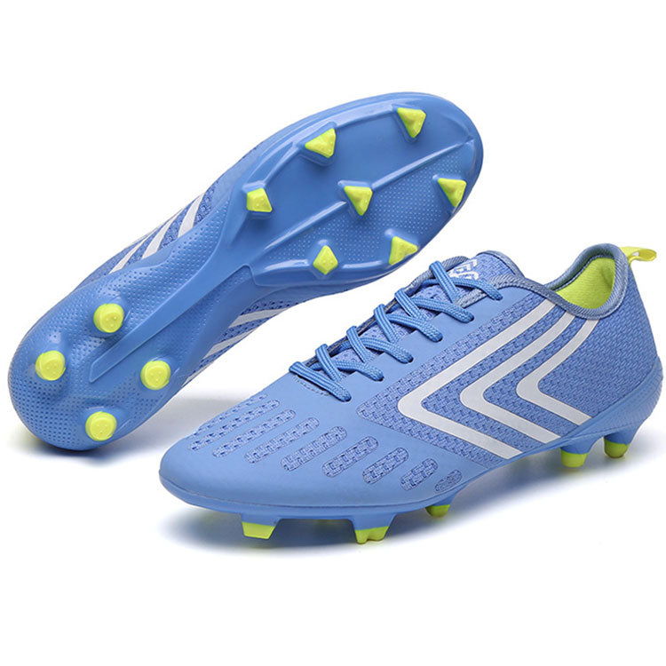 Hot Sale Soccer Sports Shoes Football Boots Fly Knitted Mesh for Men Rubber Cr 7 Football Shoes