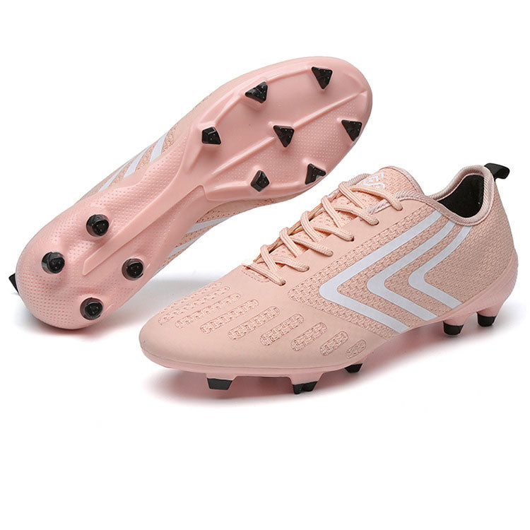 Hot Sale Soccer Sports Shoes Football Boots Fly Knitted Mesh for Men Rubber Cr 7 Football Shoes