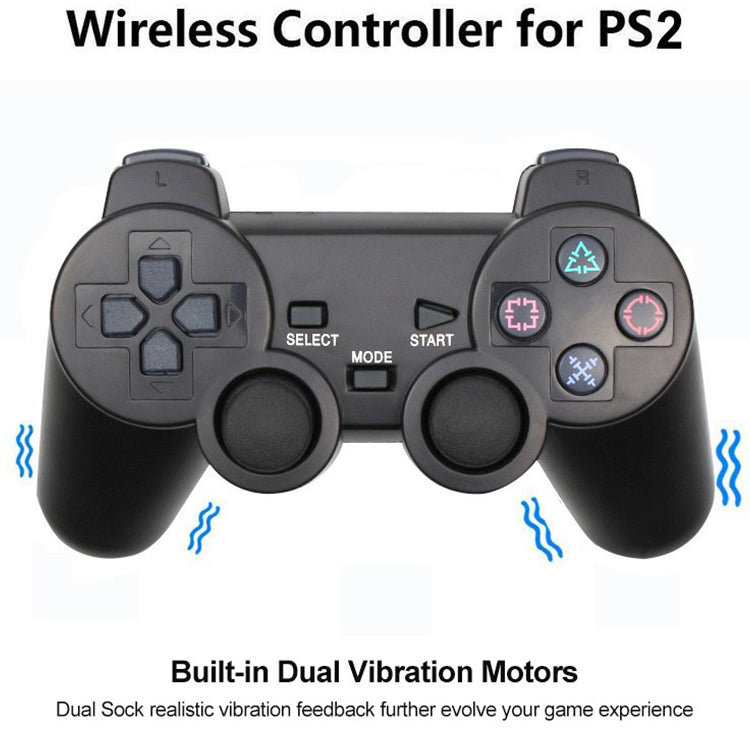 Factory Hot Sale Built-in Dual Vibration Motors 2.4GPS2 Wireless Game Controller With Wholesale Price