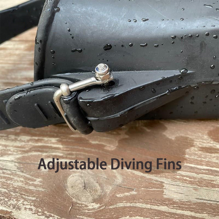 Factory Direct Supply Adult Underwater Swimming Equipment Soft Rubber Fins Adjustable Deep Diving Flippers With High Quality