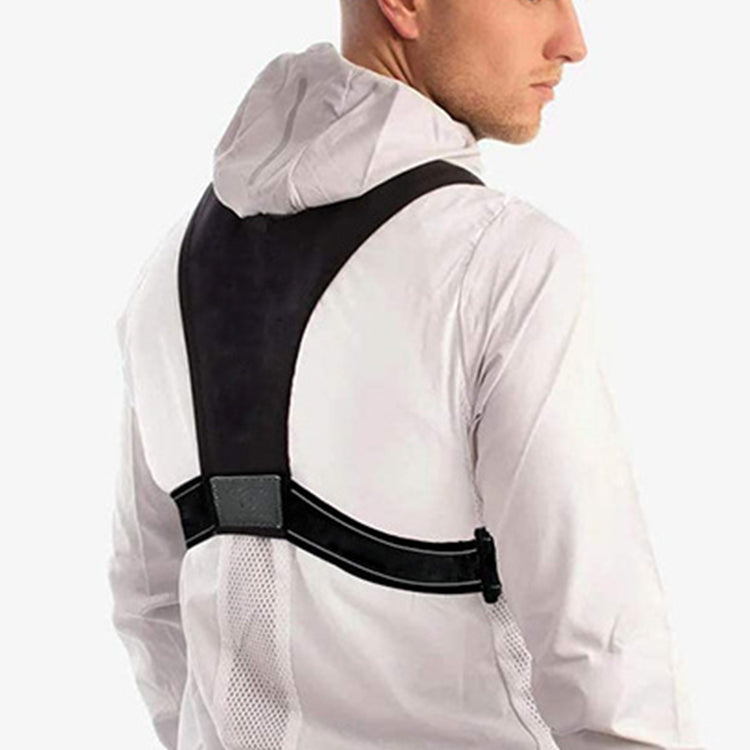 Factory Direct Supply Breathable With Pockets Training And Adjustable Reflective Running Vest Chest Phone Holder For Hot Sale