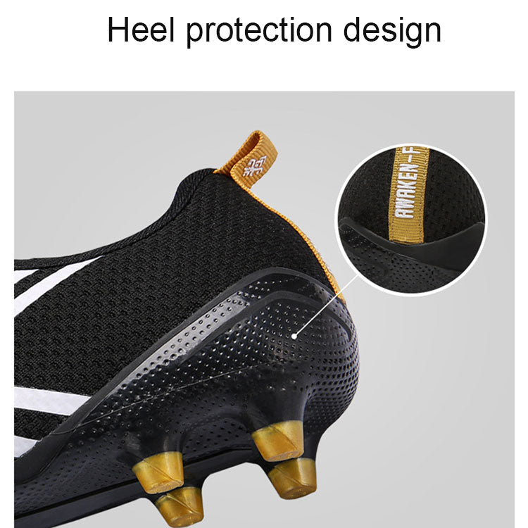 Hot Sale Soccer Sports Shoes Football Boots Fly Knitted Mesh for Men Rubber Cr 7 Football Shoes