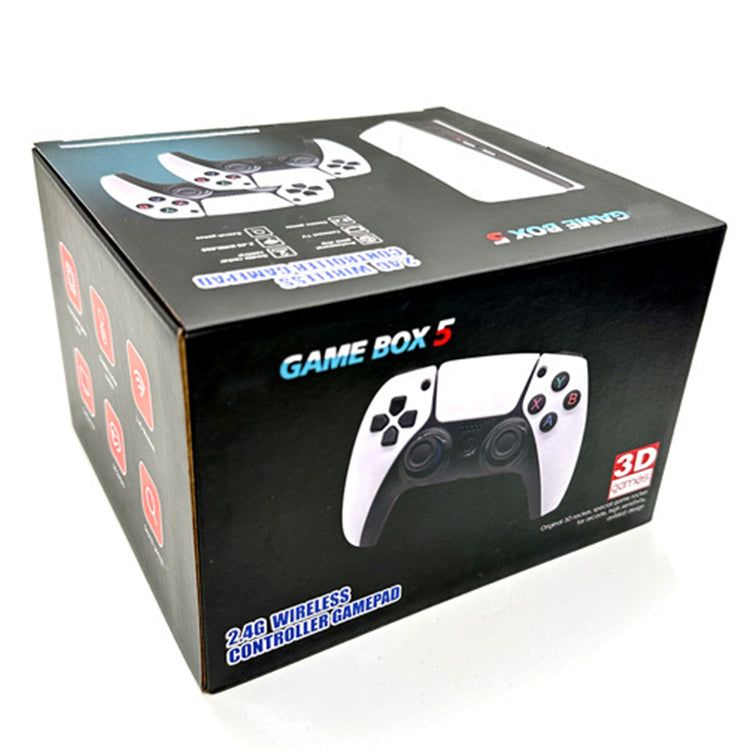 New Design P5 PLUS Wireless 2.4G 4K HD Video 64GB/128GB 30000/40000 Games Box 5 Controller Mini Game Console For Hot Sale