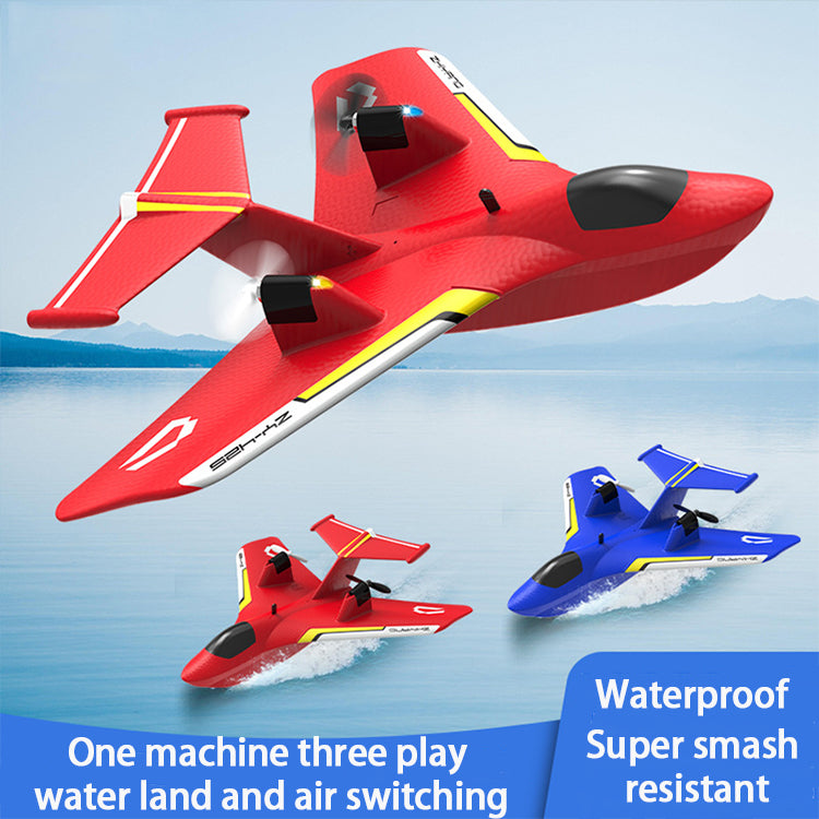 Hot Sale Factory Direct 2.4g EPP Foam Electric Toys Children Rc Plane Water Land Air Remote Control Aircraft With LED Lights