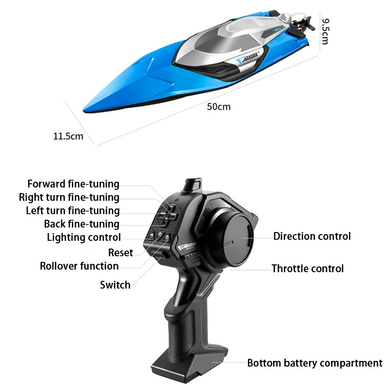 Hot Sale Factory Direct 70km/h Rc Remote Control Speed Boat 2.4ghz Simulation Model High Speed Rc Boat For Kids