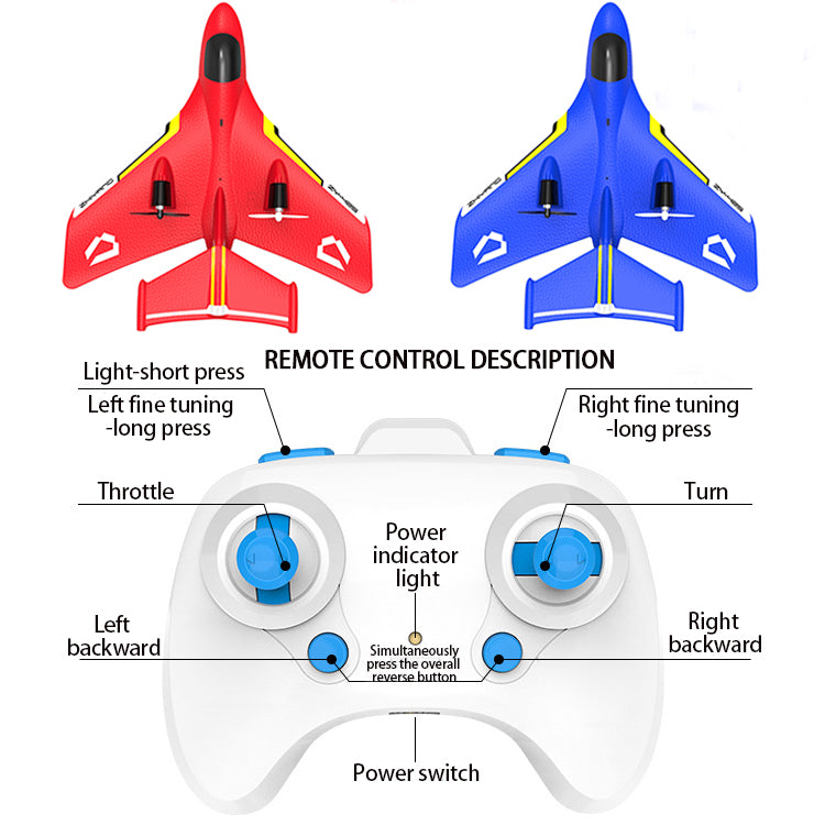 Hot Sale Factory Direct 2.4g EPP Foam Electric Toys Children Rc Plane Water Land Air Remote Control Aircraft With LED Lights