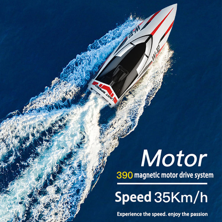 Chinese Factory Wholesale Kids Remote Control Waterproof Toy Ship 35km/h High Speed Rc Boat For Hot Sale