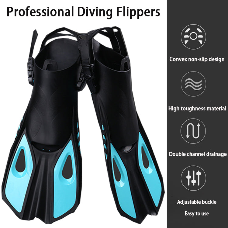 Hot Sale Factory Direct Dive Adjustable Adult Swim Fins Diving Flippers With High Quality