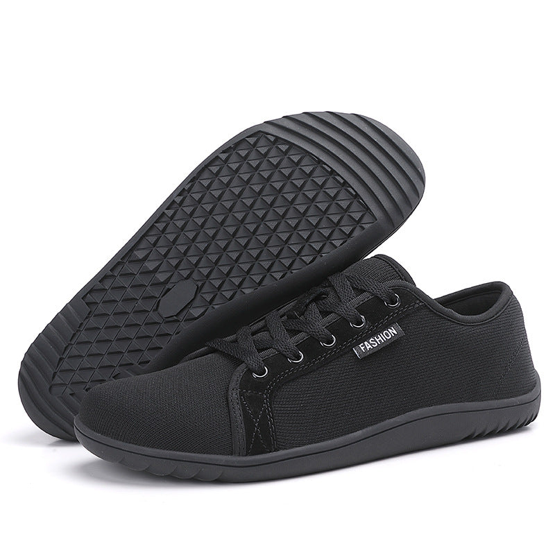 Offer Sample EVA White Sneaker & Shoe Rubber Outsole Men's Wide Minimalist Barefoot Sneakers