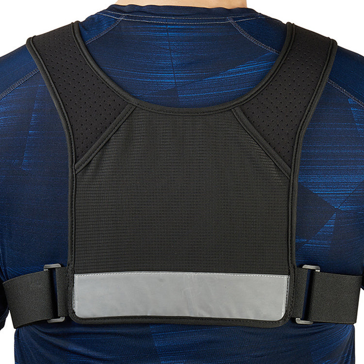 Professional Factory Custom Adjustable Mesh With Pockets Reflective Cycling Mountaineering Running Vest Bag