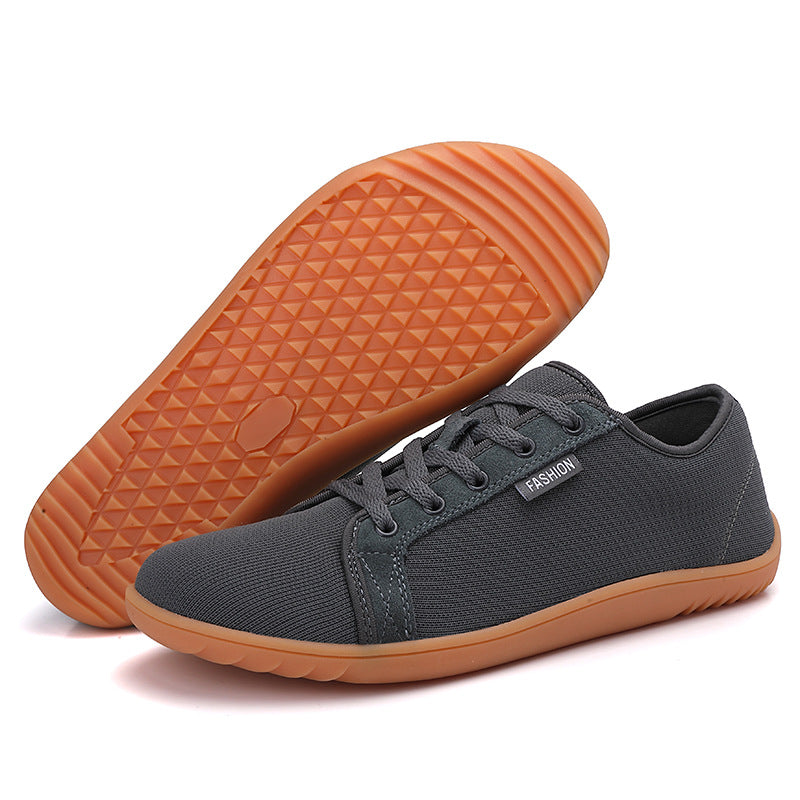 Offer Sample EVA White Sneaker & Shoe Rubber Outsole Men's Wide Minimalist Barefoot Sneakers