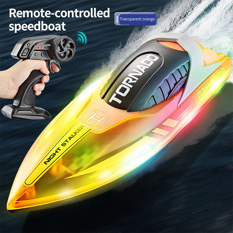 Factory Direct Supply 2.4GHz Electric Boat Model Waterproof Children's Rc Toys Remote Control High Speed Speedboat For Hot Sale