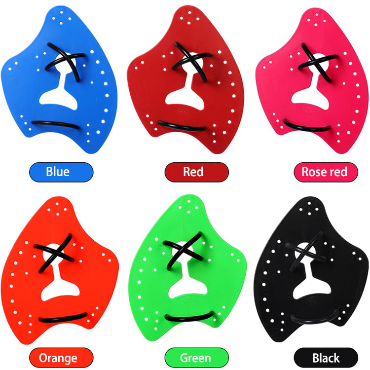 Professional Factory Custom Swimming Diving Flippers PP Silicone Swim Training Adjustable Hand Paddles For Kids And Adults