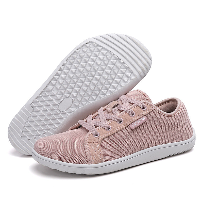 Offer Sample EVA White Sneaker & Shoe Rubber Outsole Men's Wide Minimalist Barefoot Sneakers