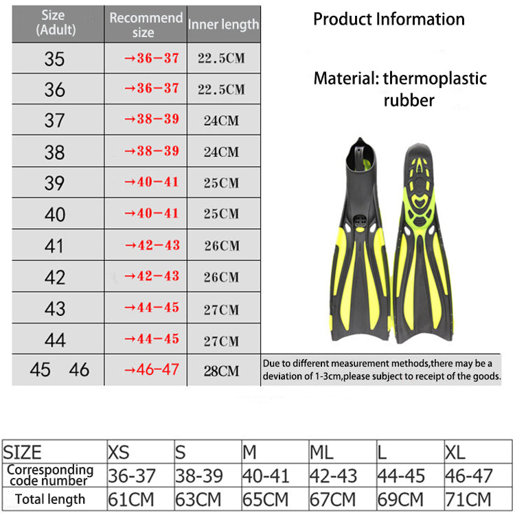 Professional Factory Wholesale Swim Spearfishing Long Fins Scuba Diving Equipment For Adult Swimming Training Flippers