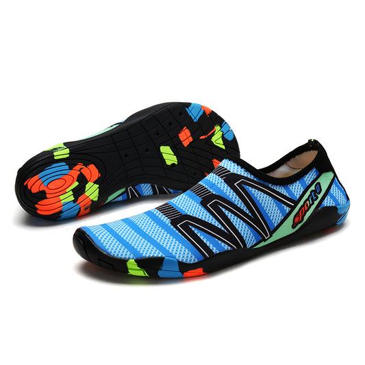 OEM Factory Proof Sports Water Sport Shoe Barefoot Print Quick Dry Breathable Beach Shoes
