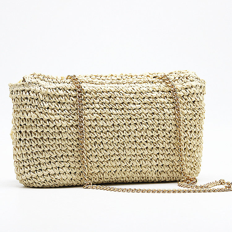 Good Quality Small Woven Purses And Handbags Women Cute Ladies Straw Sling Crossbody Shoulder Handbag Bag