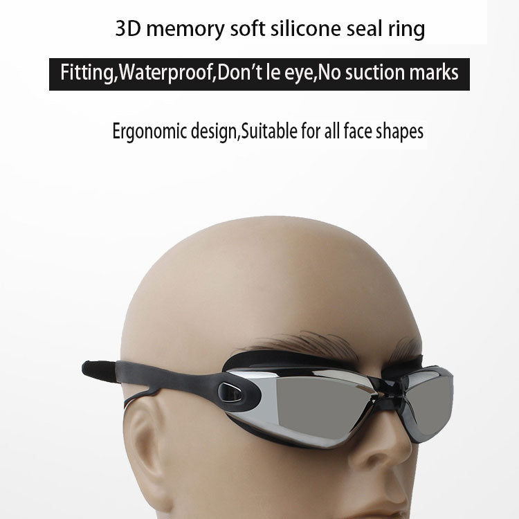 Customized Swim Set China Made Goggle Waterproof Swimming Glasses With Earplugs And Nose Clip Wide Vision