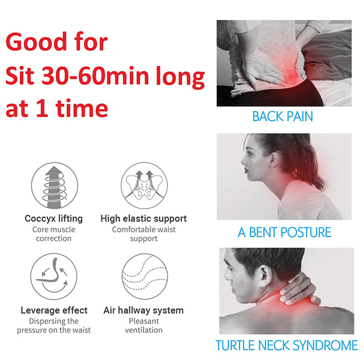 Professional Factory Office seat car sedentary Back Lumbar Support Beautiful Butt Posture Correction Chair With Wholesale Price