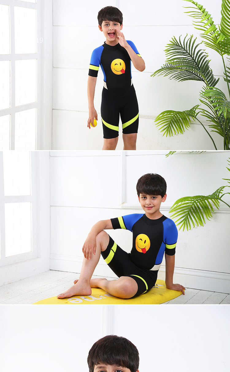 Professional Factory Swimwear Swimming Surfing Suit For Children(short) 2mm Kids Wet Suits Shorty