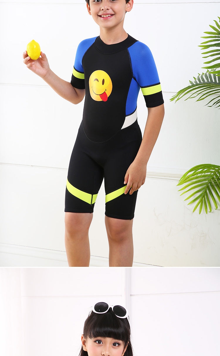 Professional Factory Swimwear Swimming Surfing Suit For Children(short) 2mm Kids Wet Suits Shorty