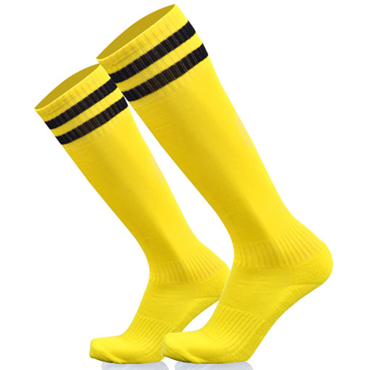 Professional Factory Non Slip Knee High Towel Bottom Socks Wear Resistant Football Socks For Unisex