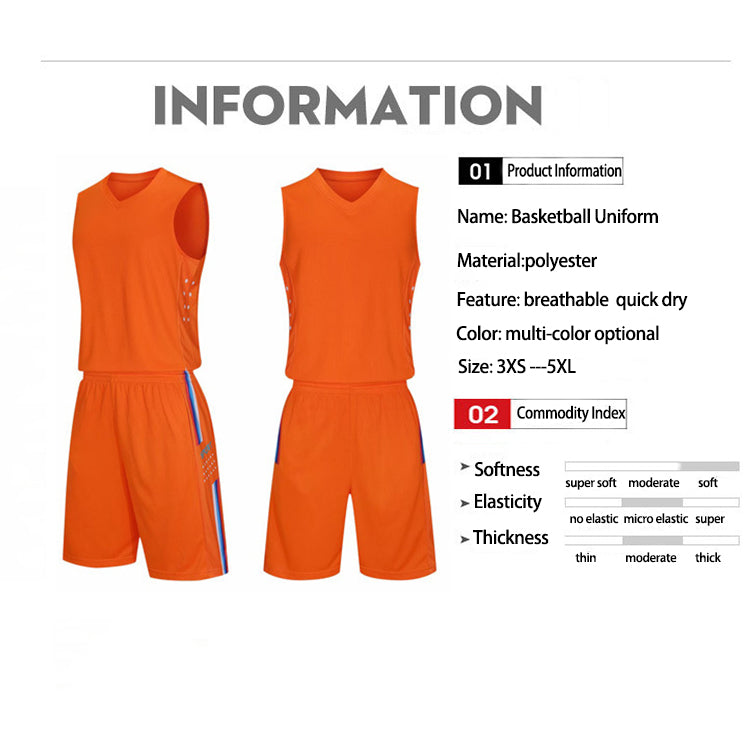 New Design Quick Dry Training Suits Team Basketball Wear Jersey Uniforms Set With High Quality