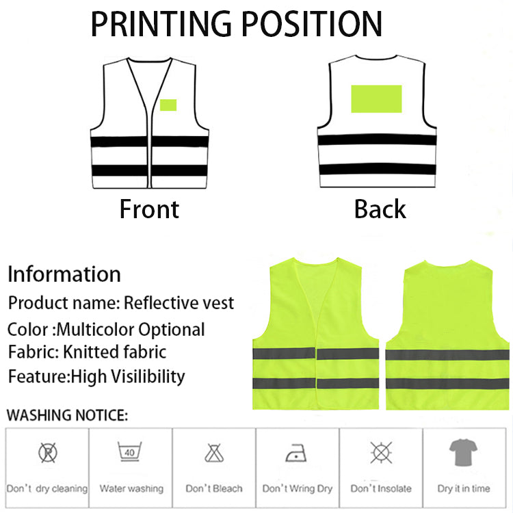 Hot Selling Product Breathable Work Wear Quick Dry Hi Visibility Safety Reflective Vest With Good Service