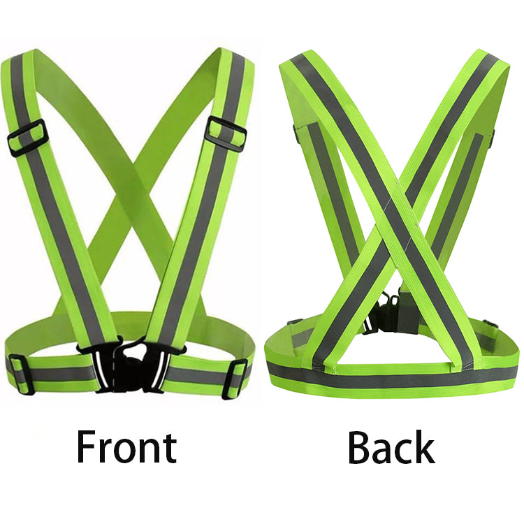 Professional Factory Snap Band Riding Belt Elastic Webbing Strap Reflective Vest For Hot Sale