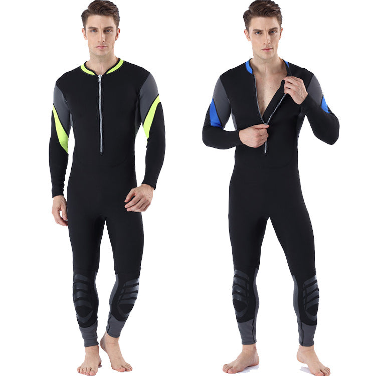 Custom wetsuits 3MM Neoprene front Zip Long Sleeve one Pieces men women Wetsuit for diving surfing